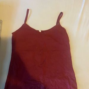 Maroon tank top in size XL
